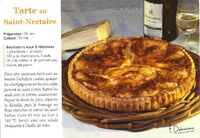 Tarte au Saint-Nectaire
