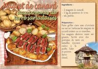 Magrets de Canard aux Pommes de Terre Sarladaises