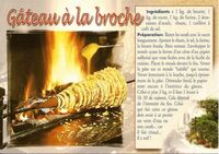 Gâteau à la Broche