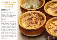 La Crème Brulée à la Fourme D'Ambert