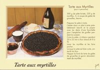 Tartes . Desserts - Tarte aux Myrtilles