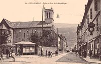Eglise et Rue de la République