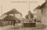 Brégnier-Cordon - Place de la Fontaine