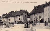 La Place et le Buste de Brillat-Savarin