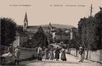 Poncin - Entrée du Village