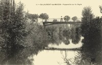 Saint-Laurent-sur-Saône ( les Macon) - Passerelle Sur la Veyle