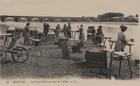 Les Lavandières au bord de L'Allier