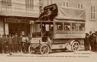 8Avril 1906 Inauguration du Service Automobile entre Prunières et Barcelonnette