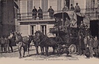 Départ du Courrier pour Prunières