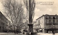 La Fontaine du Bourguet et le Boulevard Latourette