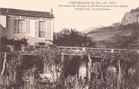 Terrasse du Grand Café Restaurant des Alpes