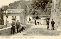 Douaniers Français et Italiens è la Frontière 