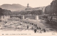 Le Paillon et la Tour Saint-François - Lavandières