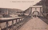 Perspective du Pont Suspendu