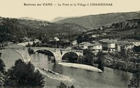 Chambonas - Le Pont et le Village