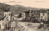 Désaignes - La Place et la Porte du Bourg-de-l 'Homme