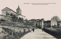 Temple protestant et restes du Clocher du Temple de Diane date des Romains