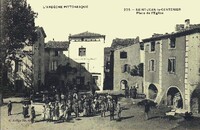 Saint-Jean-le-Centenier - Place de l'Église