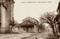 Saint-Paul-le-Jeune - Place de l'Église- la Mairie