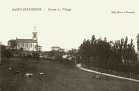 Entrée du Village. Église