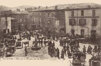 Place de la Fontaine, jour de Foire