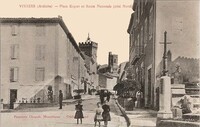 Place Riquet et Route Nationale 