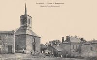 Damouzy - Eglise et Presbytère