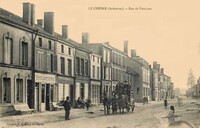 Rue de Vouziers avec Attelage