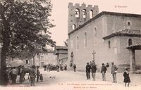 Le Peyrat - Sortie de la Messe