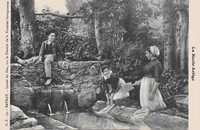 Lavoir du Biez sur le chemin de la Fontaine Ferrugineuse