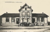 Allibaudières - La Mairie et l'École