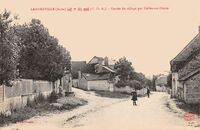 Entrée du Village par Celles-sur-Ource