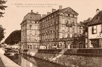 Le Château et le Canal de la Marne au Rhin