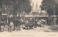 La Place du Parc un Jour de Foire