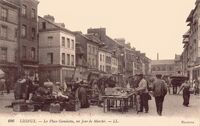 La Place Gambetta un Jour de Marché