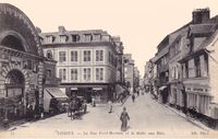 La Rue Pont-Mortain et la Halle aux Blés