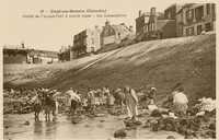 Partie de L'Avant-Port à marée basse - Les lavandières