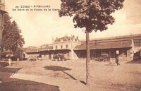 LA gare et la Place de la Gare