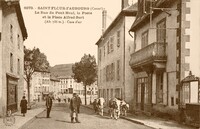 La Rue du Pont la Poste et la Place Alfred-Bert