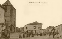 Abzac - Place de l'Église