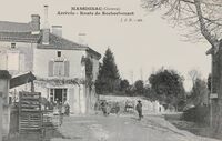 Massignac - Arrivée - Route de Rochechouart