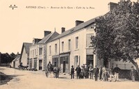 Avord - Avenue de la Gare - Café de la Paix