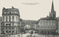 Le Pont de la Mairie et la Place Municipale