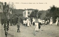 Procession de Sainte Lucie-Les Hommes