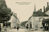 Pouilly-en-Auxois - L'Avenue de la Gare