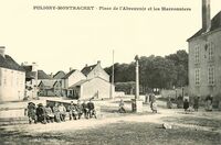 Puligny-Montrachet - Place de L'Abreuvoir et les Marronniers