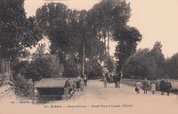 Échiré - Grand Pont et Lavoir d'Echiré