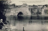 Pont du XIIIe coupé par les Bleus en 1793 - Lavandières