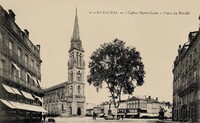 l'Eglise Notre Dames . Place du Marché
