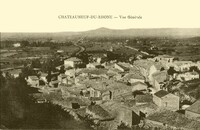 Châteauneuf-du-Rhône - vue Générale